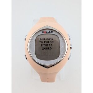 Polar F6 Digital Fitness Watch Women 40mm Case Pink Band, No Strap- New Battery